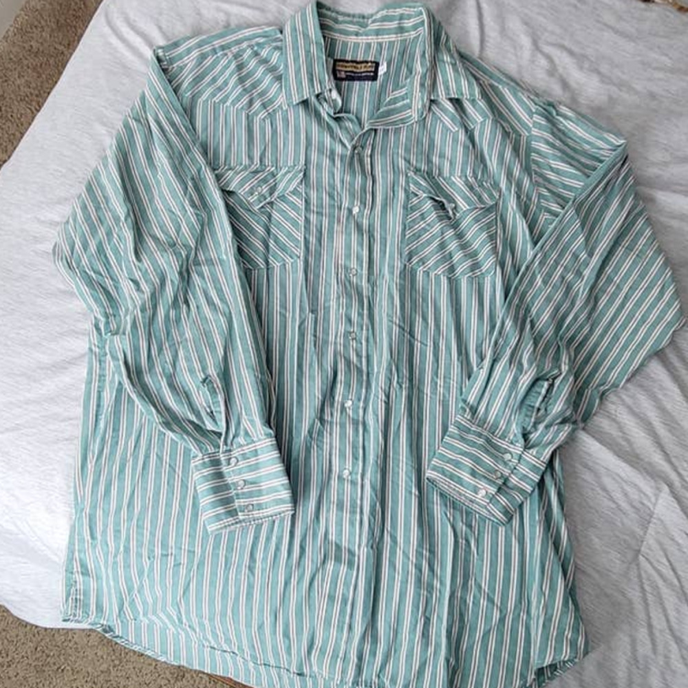 Panhandle Slim Western Snap Long-Sleeve Shirt Mens 18/36